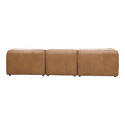 Moe's Home Collection Form Lounge Modular Sectional ~ Sonoran Tan Leather