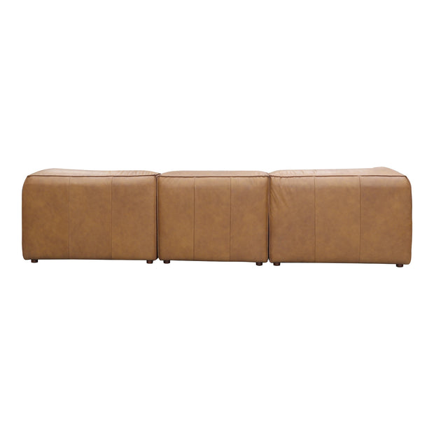 Moe's Home Collection Form Lounge Modular Sectional ~ Sonoran Tan Leather