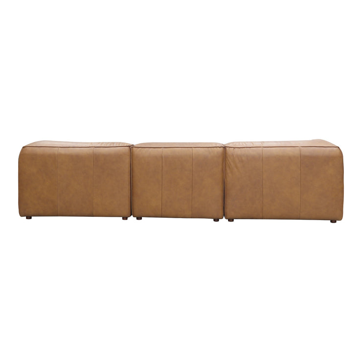 Moe's Home Collection Form Lounge Modular Sectional ~ Sonoran Tan Leather