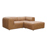 Moe's Home Collection Form Nook Modular Sectional ~ Sonoran Tan Leather