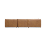 Moe's Home Collection Form Classic L-Shaped Modular Sectional ~ Sonoran Tan Leather