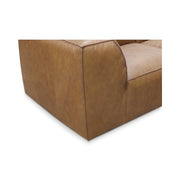 Moe's Home Collection Form Classic L-Shaped Modular Sectional ~ Sonoran Tan Leather