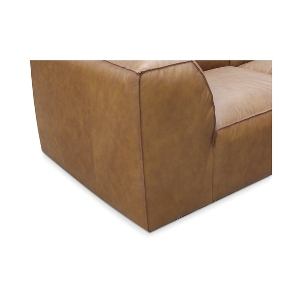 Moe's Home Collection Form Dream Modular Sectional ~ Sonoran Tan Leather