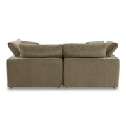 Moe's Home Collection Clay Nook Modular Sectional ~ Desert Sage Green Performance Fabric