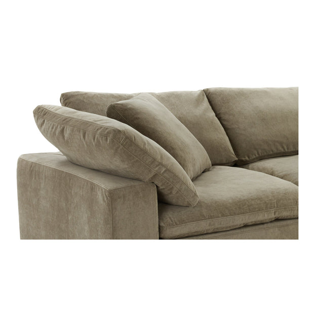 Moe's Home Collection Clay Nook Modular Sectional ~ Desert Sage Green Performance Fabric