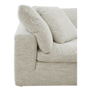 Moe's Home Collection Clay Classic L-Shaped Modular Sectional ~ Coastside Sand Performance Fabric