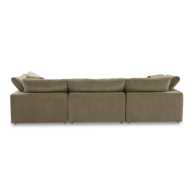 Moe's Home Collection Clay Dream Modular Sectional ~ Desert Sage Green Performance Fabric