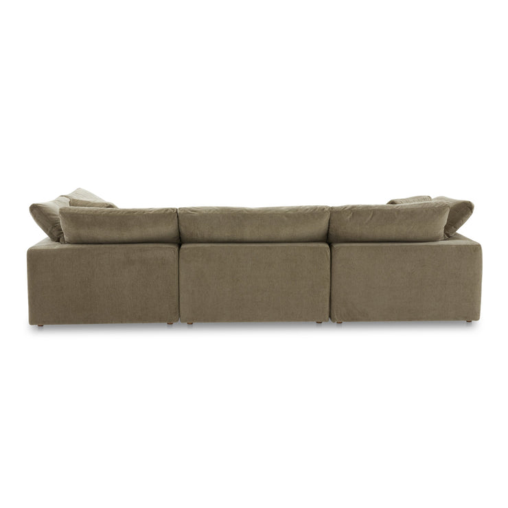 Moe's Home Collection Clay Dream Modular Sectional ~ Desert Sage Green Performance Fabric