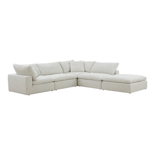 Moe's Home Collection Clay Dream Modular Sectional ~ Coastside Sand Performance Fabric