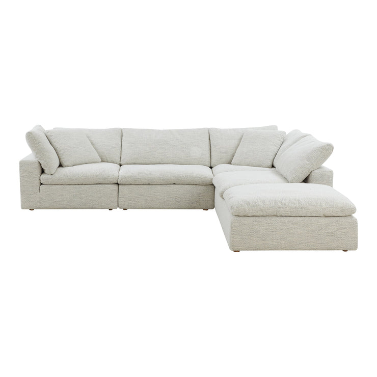 Moe's Home Collection Clay Dream Modular Sectional ~ Coastside Sand Performance Fabric