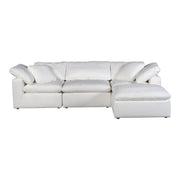 Moe's Home Collection Terra Condo Lounge Cream White Modular Sectional