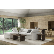 Moe's Home Collection Terra Condo Lounge Cream White Modular Sectional