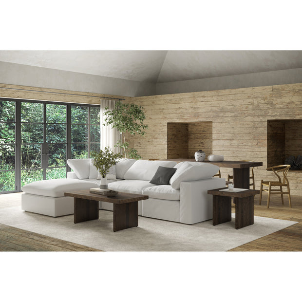 Moe's Home Collection Terra Condo Lounge Cream White Modular Sectional