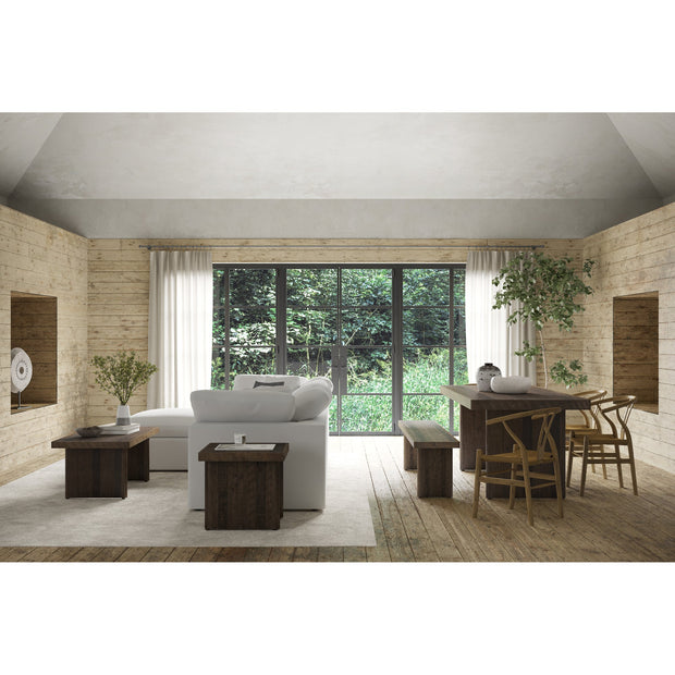Moe's Home Collection Terra Condo Lounge Cream White Modular Sectional