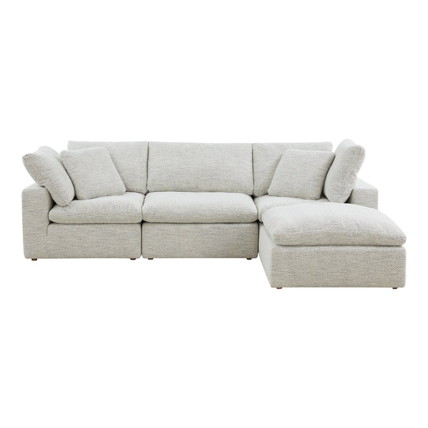 Moe's Home Collection Terra Condo Lounge Coastside Sand Modular Sectional
