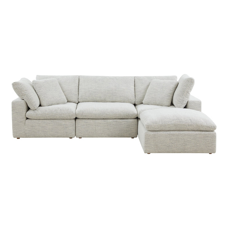 Moe's Home Collection Terra Condo Lounge Coastside Sand Modular Sectional