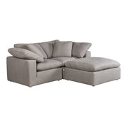 Moe's Home Collection Terra Condo Nook Light Grey Modular Sectional