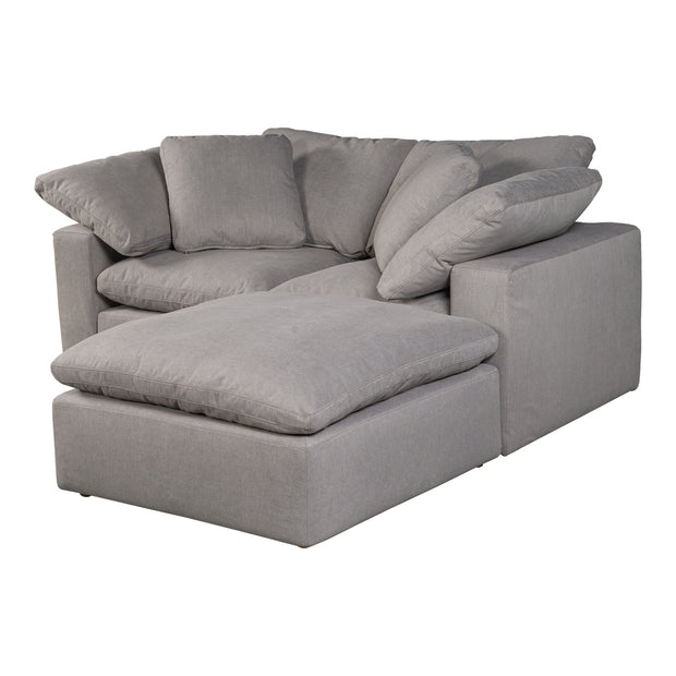Moe's Home Collection Terra Condo Nook Light Grey Modular Sectional
