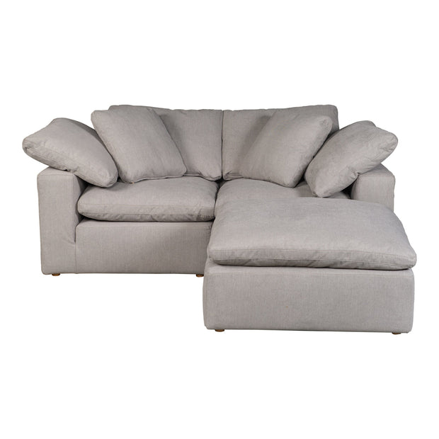 Moe's Home Collection Terra Condo Nook Light Grey Modular Sectional