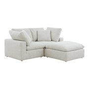 Moe's Home Collection Terra Condo Nook Coastside Sand Modular Sectional