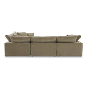 Moe's Home Collection Terra Desert Sage Classic L-Shaped Modular Sectional