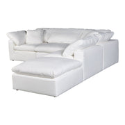 Moe's Home Collection Terra Condo Dream Cream White Modular Sectional