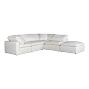 Moe's Home Collection Terra Condo Dream Cream White Modular Sectional