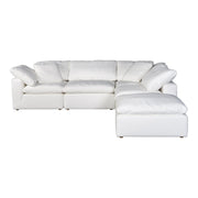 Moe's Home Collection Terra Condo Dream Cream White Modular Sectional