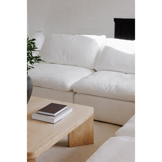 Moe's Home Collection Terra Condo Dream Cream White Modular Sectional