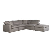 Moe's Home Collection Terra Condo Dream  Light Grey Modular Sectional