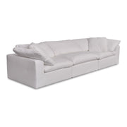 Moe's Home Collection Clay Modular Sofa ~ Cream White LiveSmart Performance Fabric