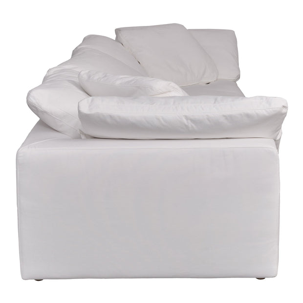 Moe's Home Collection Clay Modular Sofa ~ Cream White LiveSmart Performance Fabric