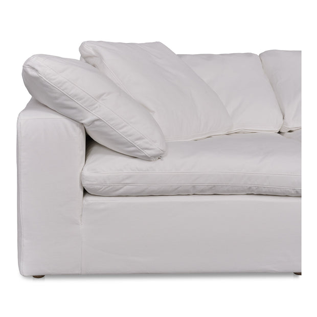 Moe's Home Collection Clay Modular Sofa ~ Cream White LiveSmart Performance Fabric