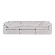 Moe's Home Collection Clay Modular Sofa ~ Cream White LiveSmart Performance Fabric