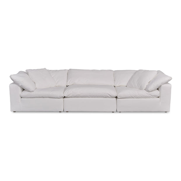 Moe's Home Collection Clay Modular Sofa ~ Cream White LiveSmart Performance Fabric