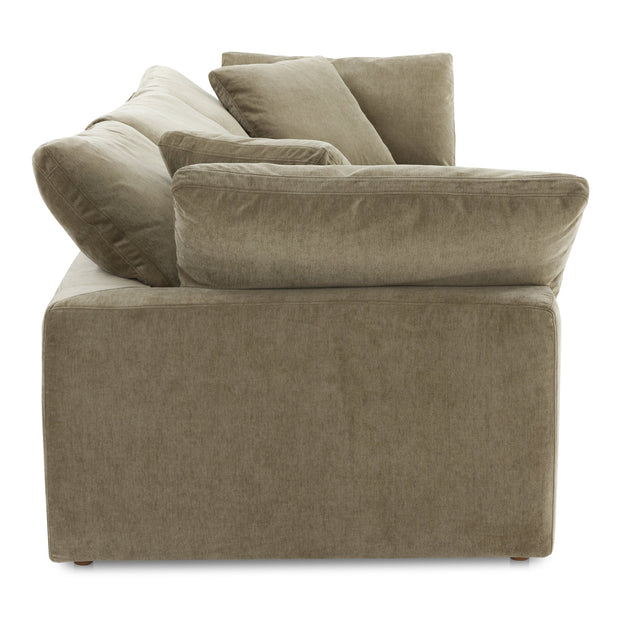 Moe's Home Collection Clay Modular Sofa ~ Desert Sage Green Performance Fabric