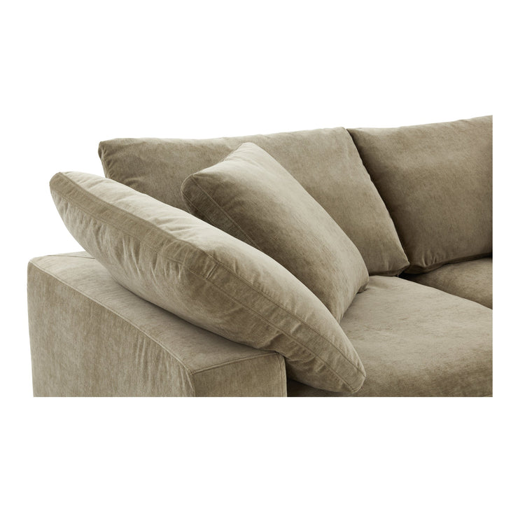 Moe's Home Collection Clay Modular Sofa ~ Desert Sage Green Performance Fabric