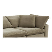 Moe's Home Collection Clay Modular Sofa ~ Desert Sage Green Performance Fabric