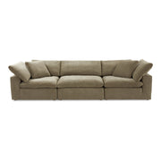 Moe's Home Collection Clay Modular Sofa ~ Desert Sage Green Performance Fabric