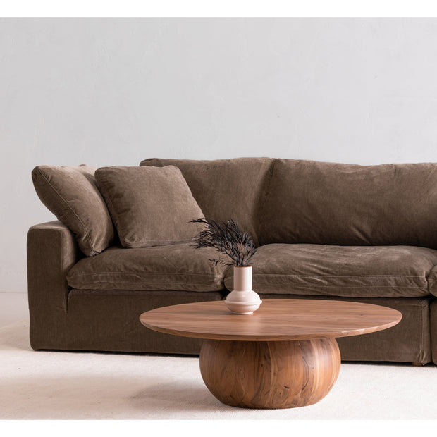 Moe's Home Collection Clay Modular Sofa ~ Desert Sage Green Performance Fabric