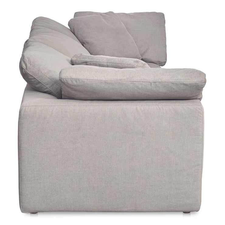 Moe's Home Collection Clay Modular Sofa ~ Light Grey LiveSmart Performance Fabric