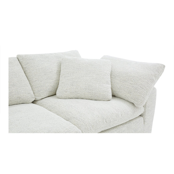 Moe's Home Collection Clay Modular Sofa ~ Coastside Sand Performance Fabric