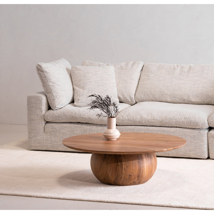 Moe's Home Collection Clay Modular Sofa ~ Coastside Sand Performance Fabric