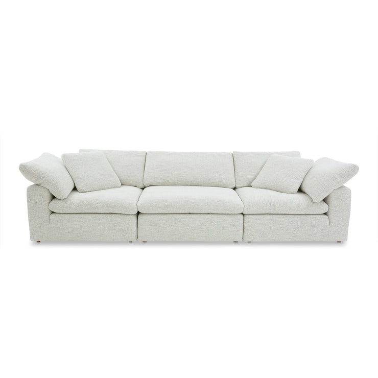 Moe's Home Collection Clay Modular Sofa ~ Coastside Sand Performance Fabric