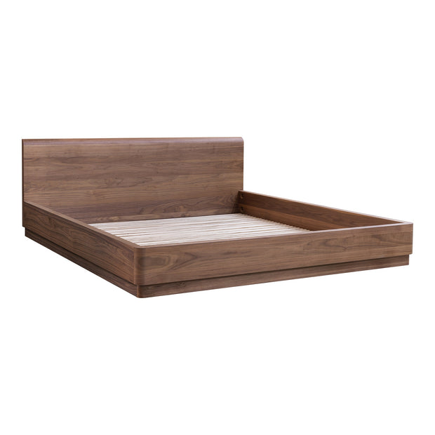 Moe's Home Collection Round Off Walnut Brown Queen Bed