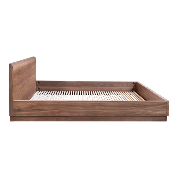 Moe's Home Collection Round Off Walnut Brown Queen Bed