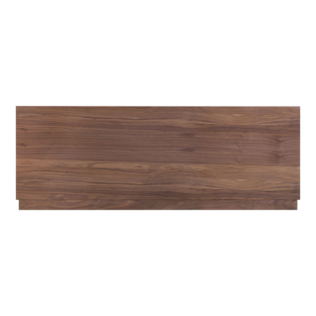 Moe's Home Collection Round Off Walnut Brown Queen Bed