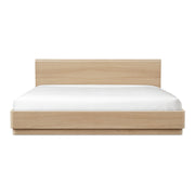 Moe's Home Collection Round Off Light Oak Brown Queen Bed