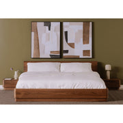 Moe's Home Collection Round Off Walnut Brown King Bed