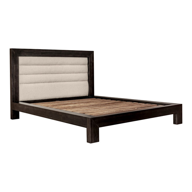 Moe's Home Collection Ashcroft Channeled Upholstered Queen Size Bed